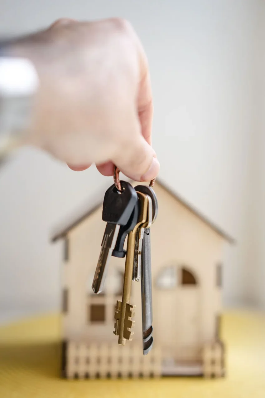 keys to a house for renting or buying